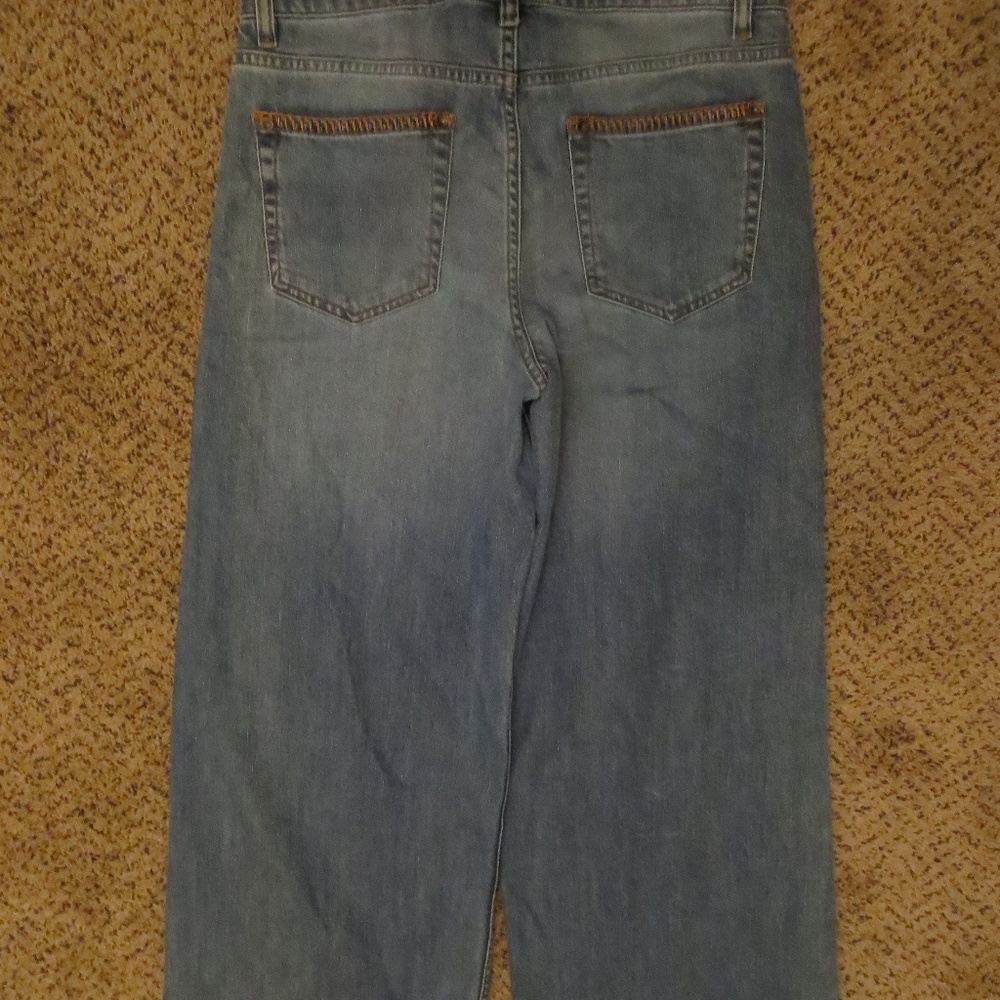 Red Valentino cropped scalloped hem jeans - Picture 5 of 6